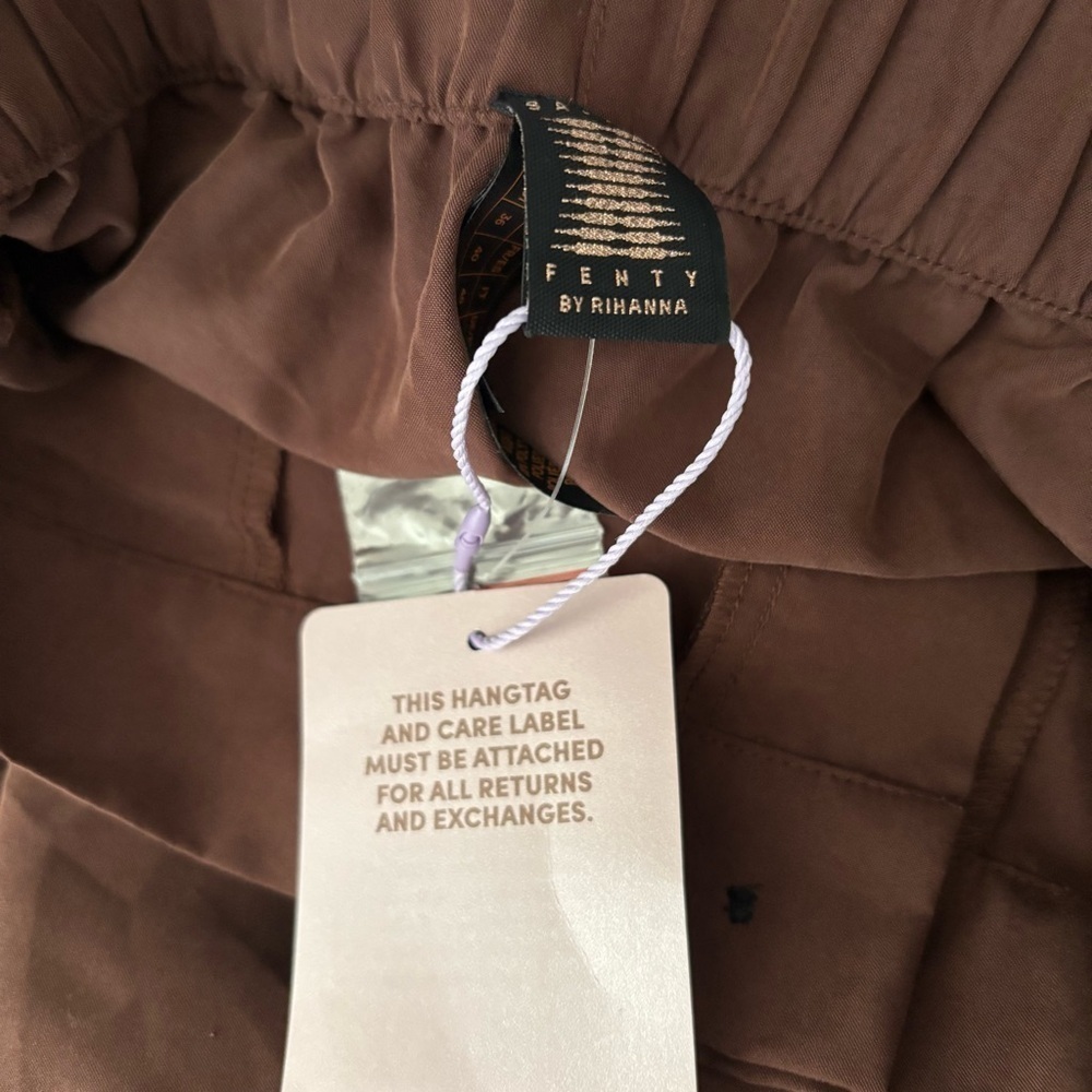 NWT Savage x Fenty Men's Size Small Brown Casual Pants - Picture 2 of 6
